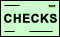 We accept Checks